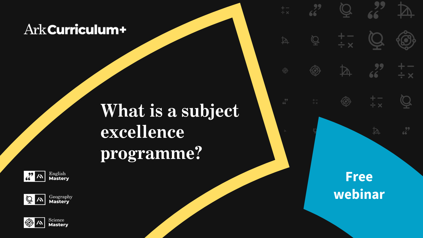 What is a subject excellence programme?